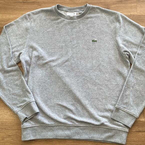 Lacoste Other - Lacoste Men's Classic Fit Long Sleeve French Terry Sweatshirt Grey Large